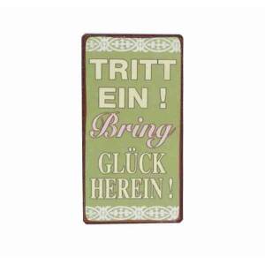 Lafinesse Denmark Magnet-Schild "TRITT EIN! Bring GLÜCK HEREIN!"