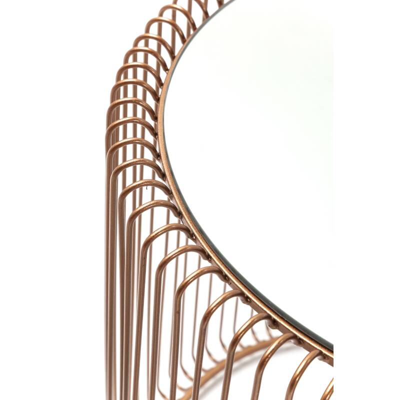 Kare Beistelltisch Wire Copper 2er Set 