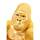Kare Deko Figur Monkey Gorilla Side Medium gold