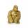 Kare Deko Figur Monkey Gorilla Side Medium gold