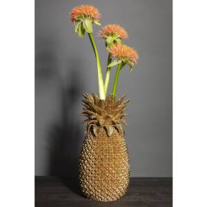 Kare Vase Ananas gold 50 cm