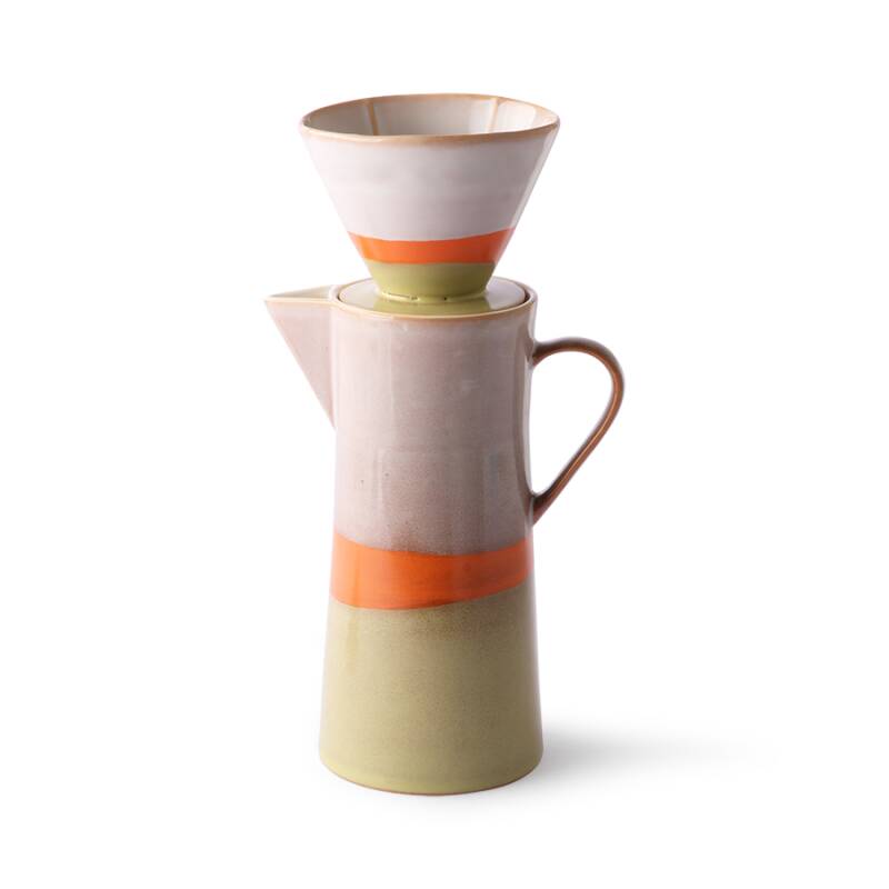 HK living 70´s Kaffeefilter Keramik 
