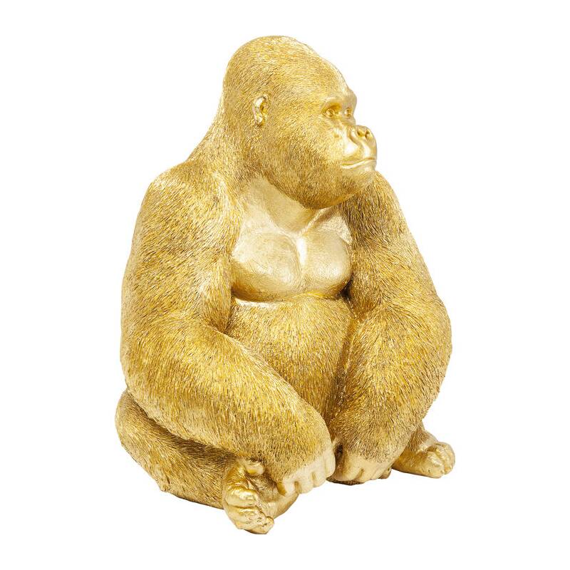 Kare Deko Figur Monkey Gorilla Side XL gold kaufen | Bloominghome