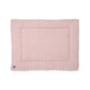 Jollein Krabbeldecke 80 x 100 cm River knit pale pink