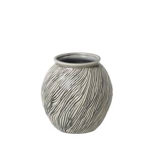 Broste Copenhagen Vase Sandy S Keramik Smoked Pearl 