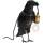 Kare Tischleuchte Animal Crow matt schwarz
