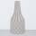 Bloominghome Vase Keramik weiß/ braun-altrosa H 26 cm