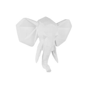 present time Wandaufhänger Elefant Origami weiß