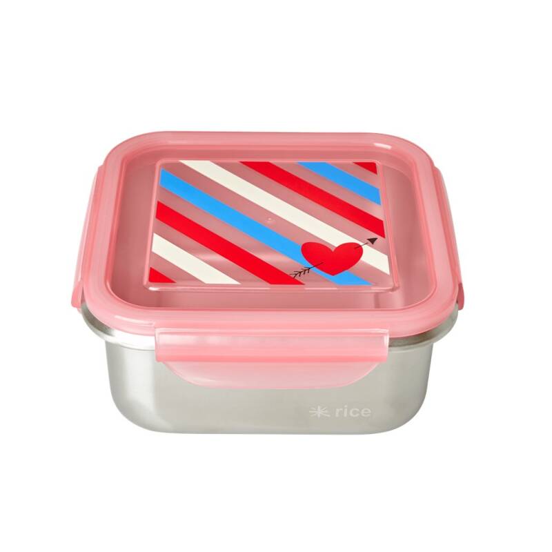 Rice Brotbox Edelstahl Candy Stripes