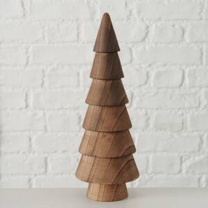 Bloominghome Dekoaufsteller Weihnachtsbaum Holz braun H23 cm Design 2