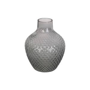 present time Vase Delight Glas dunkelgrau 20 cm