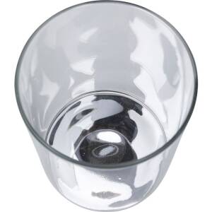 Kare Wasserglas Electra silber 
