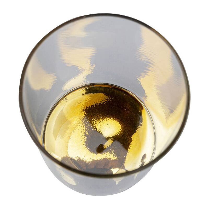 Kare Wasserglas Electra gold