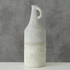 Bloominghome Vase Zemento Porzellan grau 