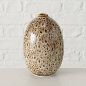 Bloominghome Vase Porzellan beige