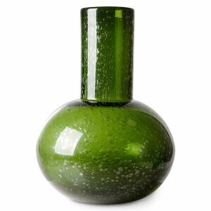 HK living Vase M Glas grün 