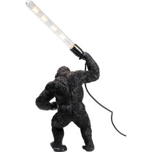 Kare Tischleuchte Animal Fighting Kong matt schwarz