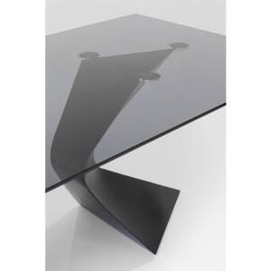 Kare Tisch Gloria schwarz 200 x 100 cm