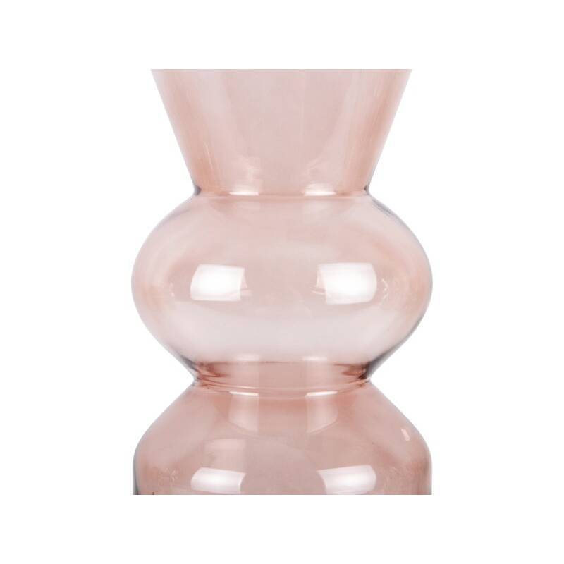 present time Vase Gleam large Glas faded pink