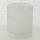 Bloominghome Windlicht 4er Set Glas lackiert Weiß Höhe 9 cm