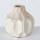 Bloominghome Vase Steingut Terracotta/ Beige Höhe 9 cm