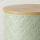 Bloominghome Vorratsdose mit Holzdeckel Porzellan Salbeigrün Höhe 14-19 cm