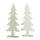 Bloominghome Dekoaufsteller Tannenbaum Holz Salbeigrün Höhe 61 cm
