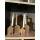 Bloominghome Kerzenleuchter Haus Holz Braun Höhe 9-12 cm