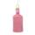 Vondels Weihnachtsanhänger Glas rosa Ginflasche 10 cm