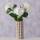 Bloominghome Vase Keramik Beige Crackle Höhe 25 cm
