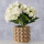 Bloominghome Vase Pflanztopf Keramik Beige Crackle Höhe 13 cm