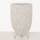 Bloominghome Vase Pflanztopf Keramik Blume Weiß Höhe 24 cm