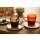 HK living 70´s Kaffeetasse aus Glas 4er-Set mud brown