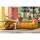 Kare Couchtisch mit drehbarer Platte Beverly Schwarz 133 x 80 cm
