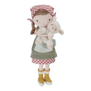 Little Dutch Kuschelpuppe Farmer Rosa mit Schaf 35 cm