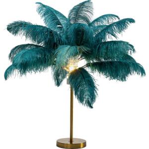 Kare Tischleuchte Feather Palm grün 60 cm