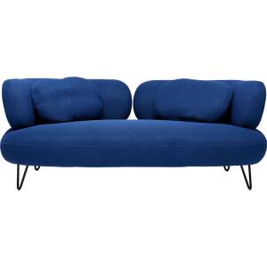 Kare Sofa Peppo 2-Sitzer blau 182 cm
